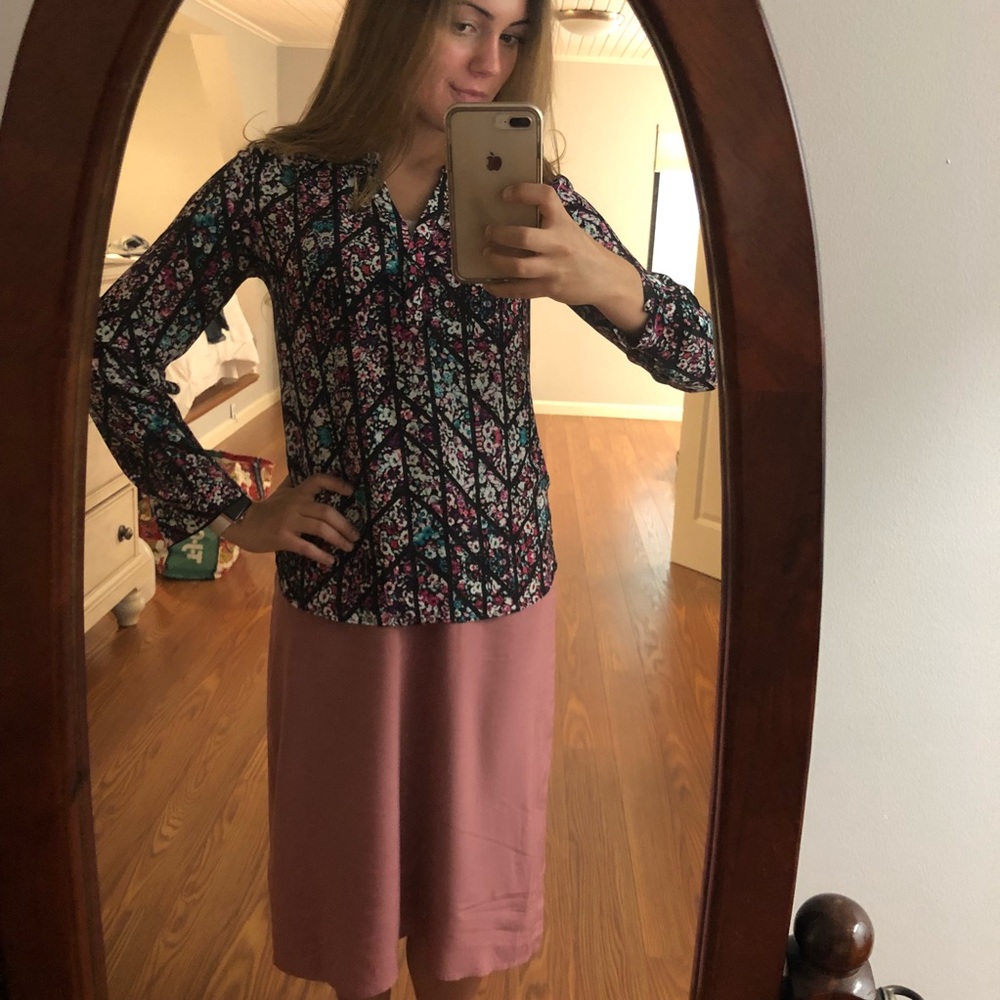 Kohl's brand Candies flowery blouse